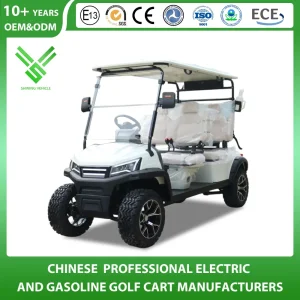 Electric Lithium/Lead Acid Battery Sightseeing Hunting off Road Club Car 48V 72V Street Legal Utility Mini Trolley Lifted Golf Cart Manufacturer with CE DOT