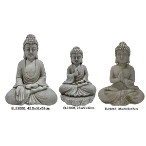 Best Fiber Clay Light Weight MGO Sitting Buddha Statue