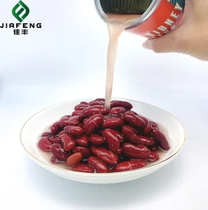 Frijoles rojos en jarabe