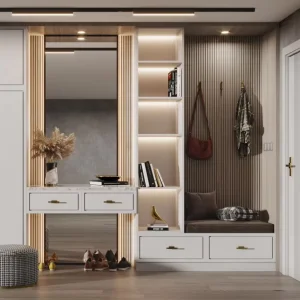 Hot Selling Custom Size Modern Design Wooden Entryway Cabinet for Home Furniture in Living Room