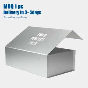 Flap Lid Packaging Cardboard Logo Custom Folding Boxes Magnetic Closure Gift Box Collapsible Magnetic Rigid Paper Box