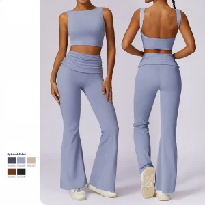 Tight Yoga Set Running Sports Gym Bra Legging Women′ S Breathable Fitness Suit