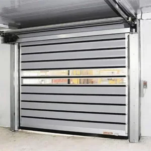Entrance Factory Overhead Industrial Sectional Gate and Automatic Warehouse Door with Thermal &amp; Sound Insulation Steel Frame