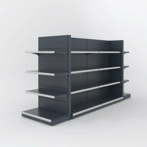 RD 36# Heavy Double-Sided Iron Rack Freestanding Supermarkets' Grain Oil Shelf High-Strength 1900mm Height Display Expositor