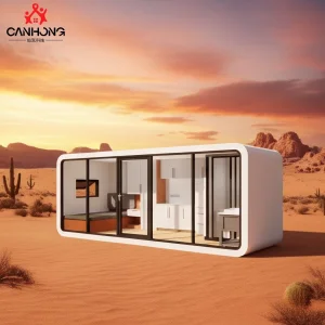 Casa Tiny Modular de Contenedor con Baño y Energía Solar para Familia