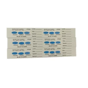 Dental Consumables Medical Autoclave Class 4 Chemical Temperature Steam Indicator Strips Card Made in China