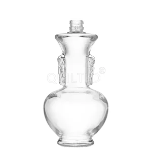 China 600 ml Magic lamp shape clear liquor glass whisky bottle Manufacturers, Suppliers