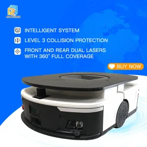 Material Handling 1000kg1500kg Automated Guided Vehicles Agv with Intelligent Solution &amp; Differential Drive
