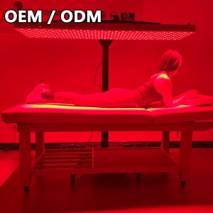 3000W Lâmpada de Terapia com Luz Vermelha com Lente Convexa para Cicatrização do Corpo Inteiro