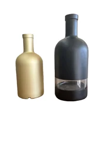 Wholesale Custom round shape liquor glass vodka bottle with cork  Manufacturer, Supplier