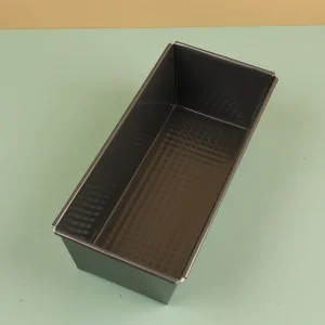 Wholesale Rectangle 2L Carbon Steel Bakeware Nonstick Coating Loaf Pan for Bakery Bread Loaf