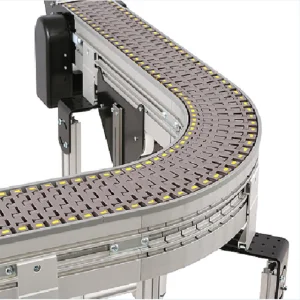 PL Plastic/PET Bottle Feeding Air Conveyor Plastic Chain Conveyor