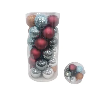 High-Quality ODM Plastic Christmas Baubles for Seasonal Displays