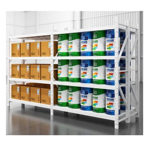 Swiss MultiTier Pro High-Capacity Steel Warehouse Shelving System