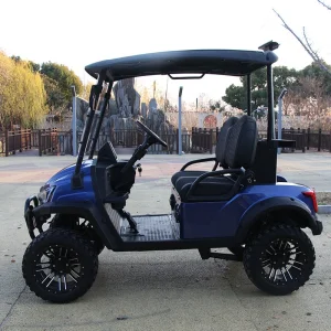 4 Seat Passengers Electric Utility Golf Cart Truck Vehicle with Cargo Box Farm Rear Box off Road