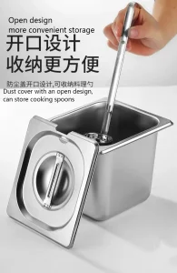 Professional Stainless Steel Pan for Milk Tea Shop Buffets