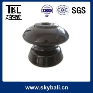 Aisladores de bobina ANSI 53-5 / Aislador de línea Aislador de porcelana para baja tensión