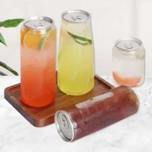 OEM PET Plastic Easy Open Can
