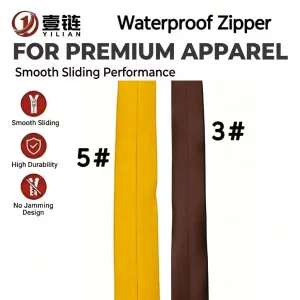 Korean Style Waterproof Coil Zipper