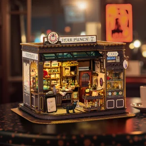 DIY 3D Wooden Puzzle Miniature House Kit