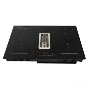 Induction Cooktop with Downdraft Extractor