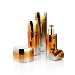 Luxury Cosmetic Plastic Bottle Set