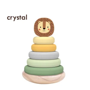 Crystal Wooden Rainbow Tower