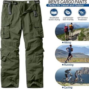 Wholesale Custom Men's Outdoor Tactical Cargo Pants