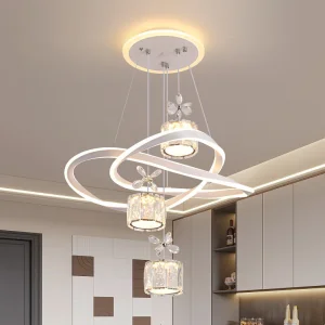 Black Luxury Kitchen Crystal Chandelier