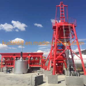 10tons Per Hour Capacity Mobile Asphalt Mixer Plant Qcq10