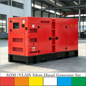 ByCUMMINS Genset 30KVA 24KW 110V 120V 220V 230V 240V 380V 400V Super Silent Type Standby Power diesel Generator Set With ATS AOM