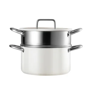 OEM 6L Capacity Multi-Purpose Retort Base Stainless Steel Double-wall Eco-friendly Steamer for All Stoves Gas/Natural Gas