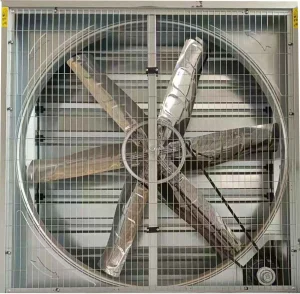 Industrial High Speed Stainless Steel Air Circulation Cooling Fan Box Type Wall Mounted Shutter Exhaust Fan