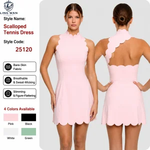 Lace Tennis Skirt Yoga Dress