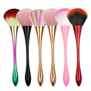 Slim Waist Nail Art Dust Brush Blusher Compatible Makeup Brush