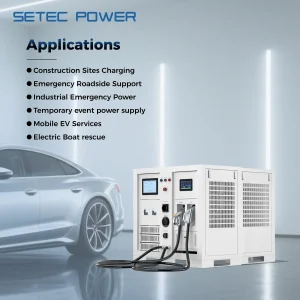 SETEC POWER Mobile Energy Storage System for Emergency EV Charging