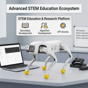 High Performance Bionic Robot Dog Advanced Motion Control Quadruped Robot Intelligent Patrol Robot for Industry