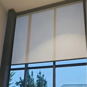 Customized Tilting electric roller blinds motorized windproof and sunshade shutters curtains with remote control balcony