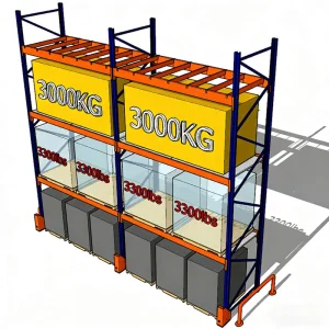 Manufacturer OEM High Capacity 5-layer Heavy Duty Steel Selective Pallet Racking for Warehouse Storage