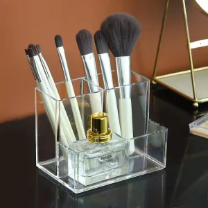 Organizador de Maquillaje de Acrílico para Escritorio