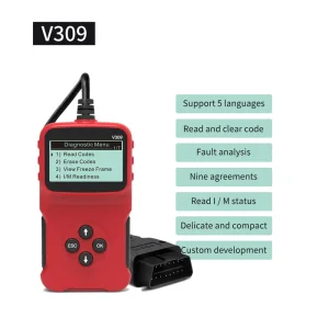 V309 OBD2 Code Reader