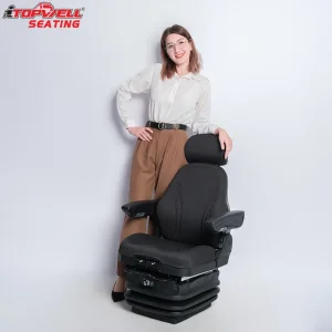 Medium-Back Air Suspension Seat with 12V/24V Compressor for Cat 320