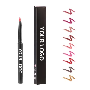Wholesale High Pigment Waterproof Color-Resistant Lip Liner Pencil Private Label Smooth Creamy Long Lasting Lip Pen Wholesale