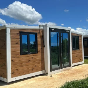 Villa Prefabricada de Lujo con Impresionante Arquitectura de Balcón 40FT