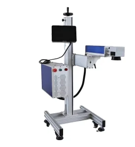 30W 60W CO2 Galvo Flying Co2 Laser Marking Machine for Wood Pencil Wine Glass
