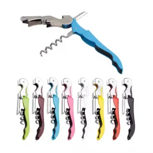 Custom Logo Multi-Function Corkscrew Stainless Wine Bottle Opener Professional Wine Opener Corkscrew Kitchen Beer Opener