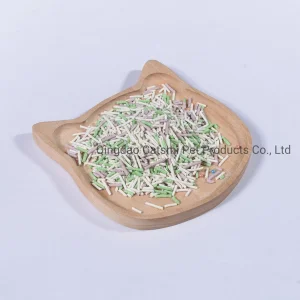 Areia para gatos de bentonita biodegradável a granel, preço mais baixo, melhor limpeza, mais barata, feita na China