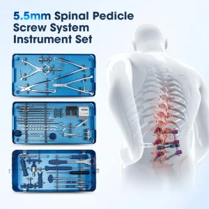 Medical Surgical Orthopedic 5.5mm Spinal Pedicle Screw Instrument Set
