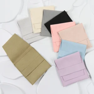 Luxury Small Microfiber Jewelry Pouch