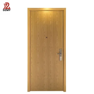 Soundproof Flat Solid Wood Doors Composite Painted Interior Wood Doors Bedroom Wood Doors Hotel Project Entrance